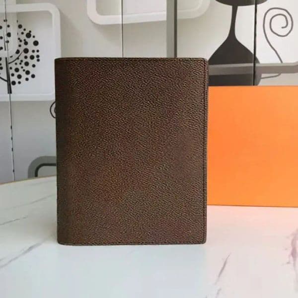 2024 Luxury Large DESK RING AGENDA COVER Holders Business Notebook Diary Protective Case Card Holder Wallet Desktop Designers Notepad With Box size18x23x3 L260515