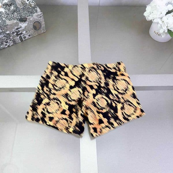 Brand baby swimsuit Summer kids beach pants Golden pattern child swim trunks Size 90-160 CM kids designer clothes Boys swimming trunks 24April