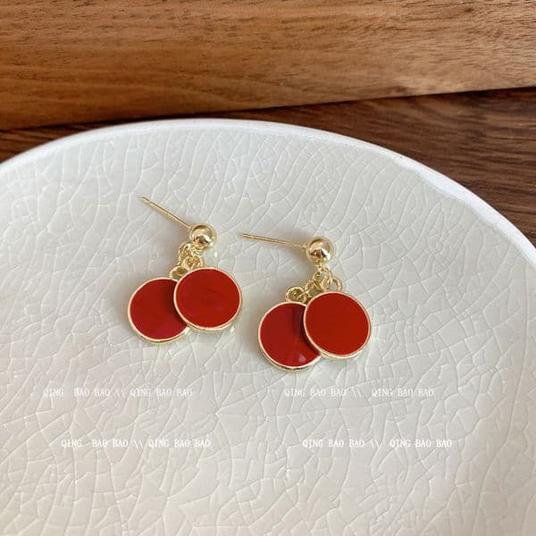 Trendy Chic Earrings For Women's Jewelries Quality Solid Earrings Sold with Packagings #729