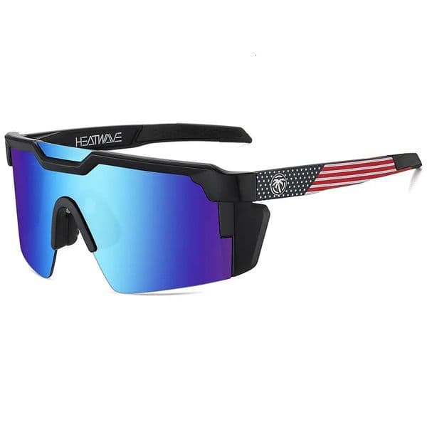 Bike Cycling Face Mask Fashionglass Heat Wave Crossborder Selling Cycling Pilot Goggles Highquality Genuine Film Outdoor Sports Sunglasses Hw05 240416 windpro