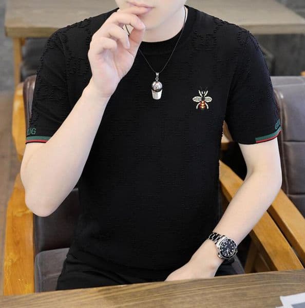 Mens Designer T Shirt With Letters Print Short Sleeves Summer Luxury Shirts Men Loose Tees Asian size M-XXXL