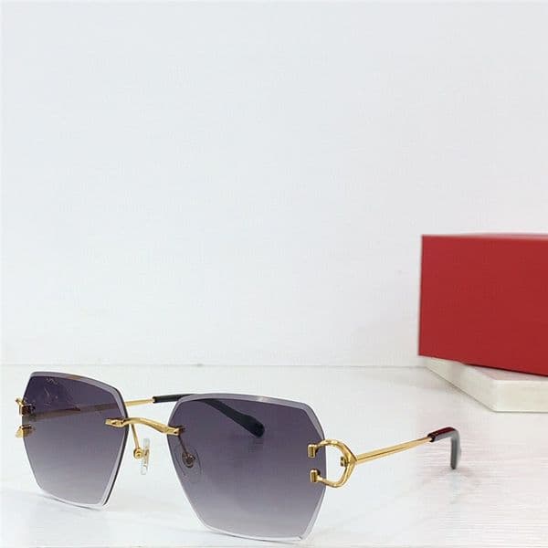 New fashion design square shape pilot sunglasses ESW00684 metal frame simple and versatile style summer outdoor uv400 protection glasses