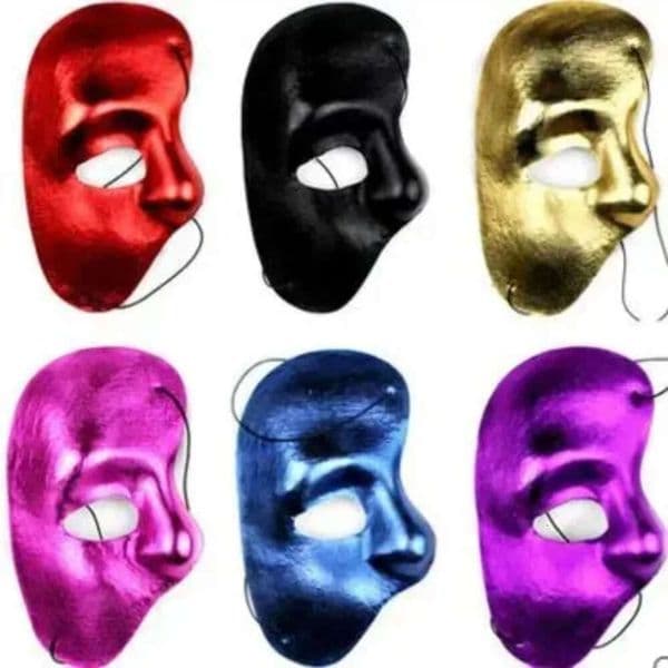 Phantom Face Mask Of Half Left The Night Opera Men Women Masquerade Party Masked Ball Mas Halloween Festive Supplies 828 Ed S ed