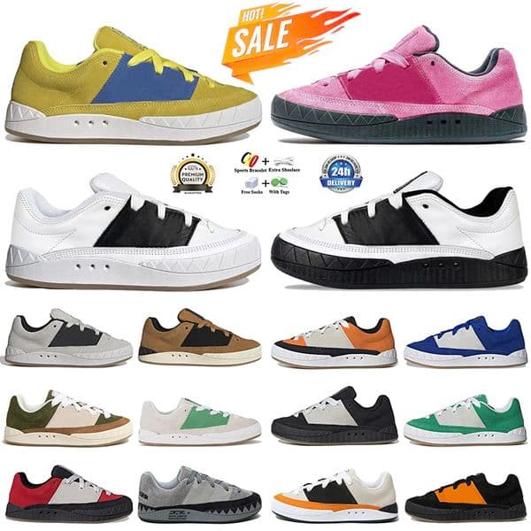 Designer originals Adimatic Casual Shoes Pink Fusion Men Women Core Black White Crystal Green Gum Clear Night Light Black Yellow Platform Trainers Sports Sneakers