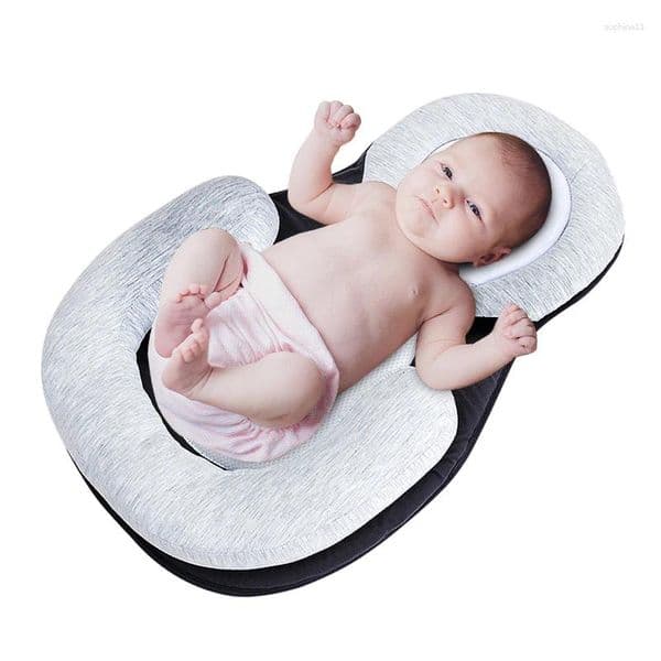 Pillow Born Baby Sleep Protector Infant Positioner Mattress Anti Roll Bed Cushion Posing U Pad
