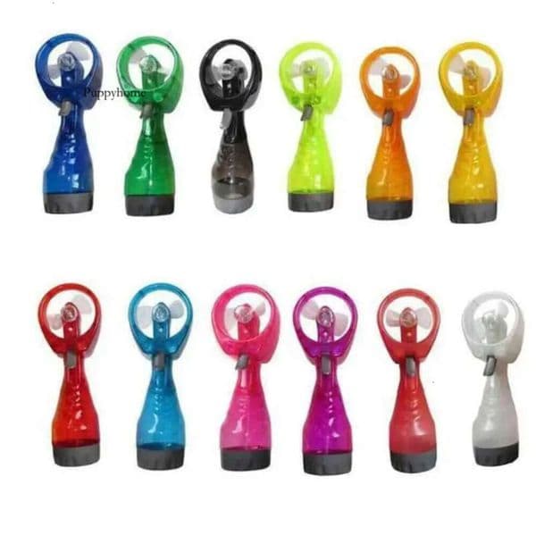 Designer Handheld Fans Mini Spray Water Electric Party Favor Portable Summer gift set Cool Mist Maker Fan 0418 Decoration