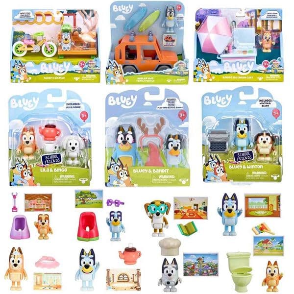 Other Muse Moose Family Bluey and Friends Bingo Bandit Doll Celebrates Childrens Birthday Gifts Playing with House Toys Celebration Event L260519