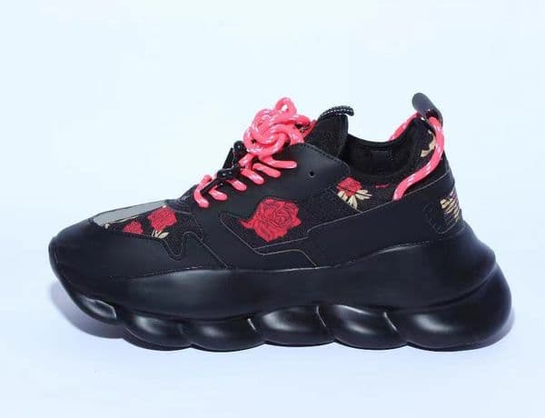 designer mens shoes Chain Reaction Top Quality Italy Designer Casual Platform Suede Reflective Height Trainers Luxury White Blue Red Triple Black Sneakers Runners