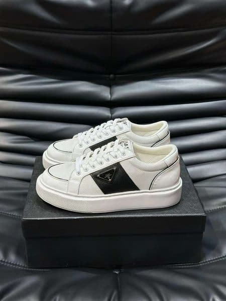 Fashion Men FLY BLOCK Casual Shoes Running Sneakers Italy Classic Elastic Band Low Top Rubber Platforms Mesh & Leather Designer Outdoor Travel Sports Shoes Box EU 38-45