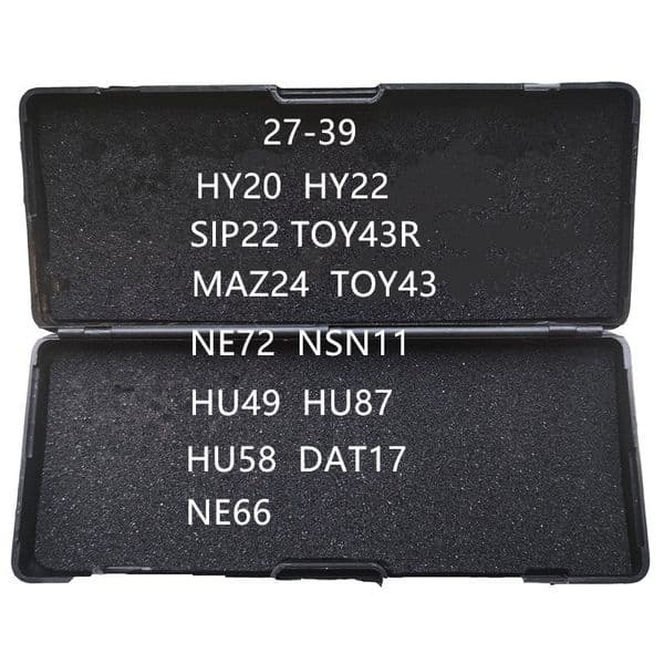 27-39 LiShi 2 in 1 HY20 HY22 SIP22 TOY43R MAZ24 TOY43 NE72 NSN11 HU49 HU87 HU58 DAT17 NE66 locksmith tools
