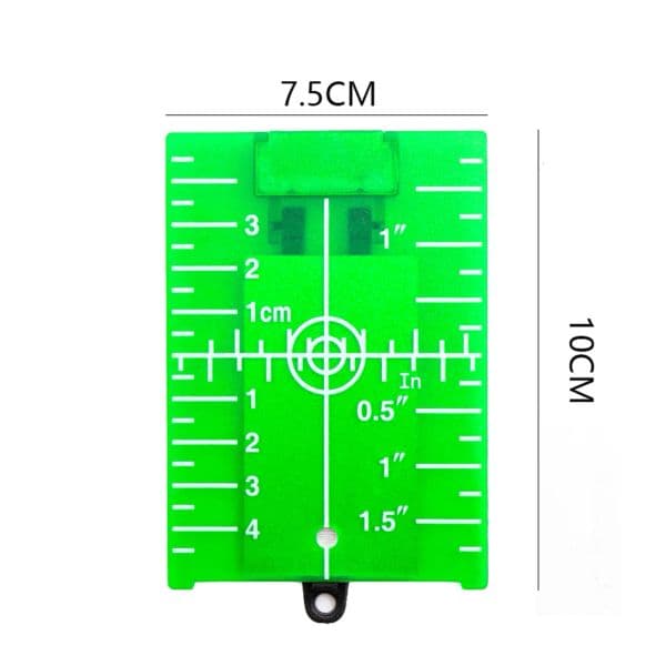 Vertical/Horizontal Laser Level Target Card Red/Green Line Beam Distance Plate Magnetic Inch/cm Leveling Board Tool Part