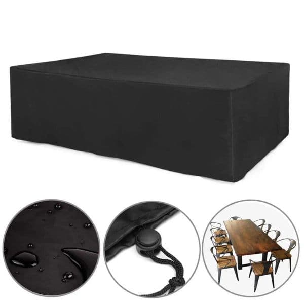 Outdoor Garden Furniture Cover for Sofa Table Chair Patio Bench Waterproof Wind-Proof Anti-UV Against Rain Snow