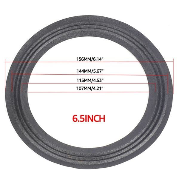 2Pcs/set Tri-fold Ring Edge Speaker Repair Parts 6.5''/8''/10"/12"/15" inch Loudspeaker Speaker Surround Repair Dropship