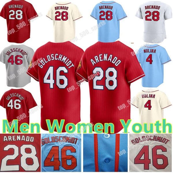 Custom Masyn Winn 28 Nolan Arenado Baseball Jersey Alec Burleson Lars Nootbaar Albert Pujols Molina Sonny Gray Baseball Lynn Nolan Gorman Men Women Youth