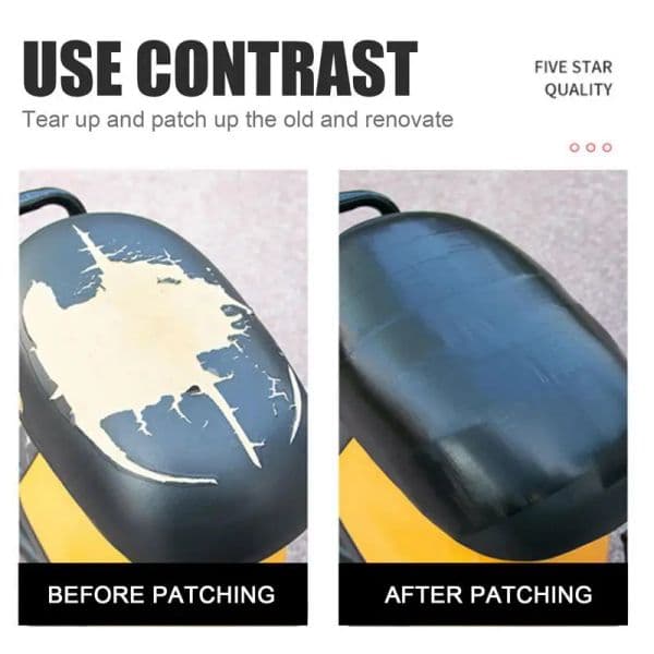 Black Leather Repair Tape Waterproof Self-Adhesive Patch Multi-purpose Leather Repair Tape For Sofa Car Seats Furniture Handbags