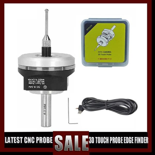 The Latest Upgrade V6 Anti-roll 3d Touch Probe Edge Finder Centering Desktop Cnc Probe Compatible With Mach3 And Grbl