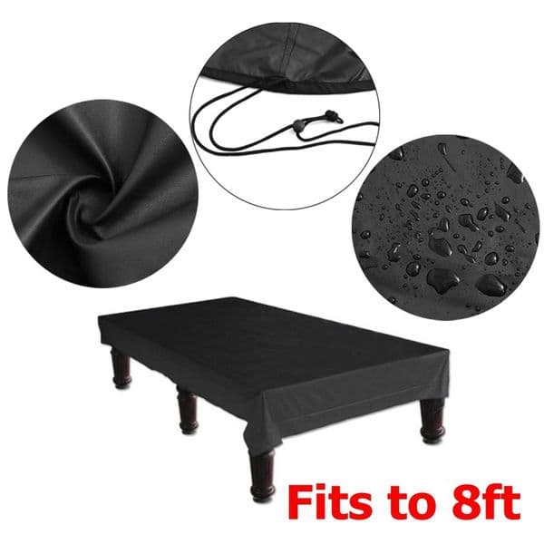 245x140x20CM Billiard Table Dust Cover Patio Furniture Table Covers Snooker Pool Table Supplies Waterproof 210D Oxford Cloth
