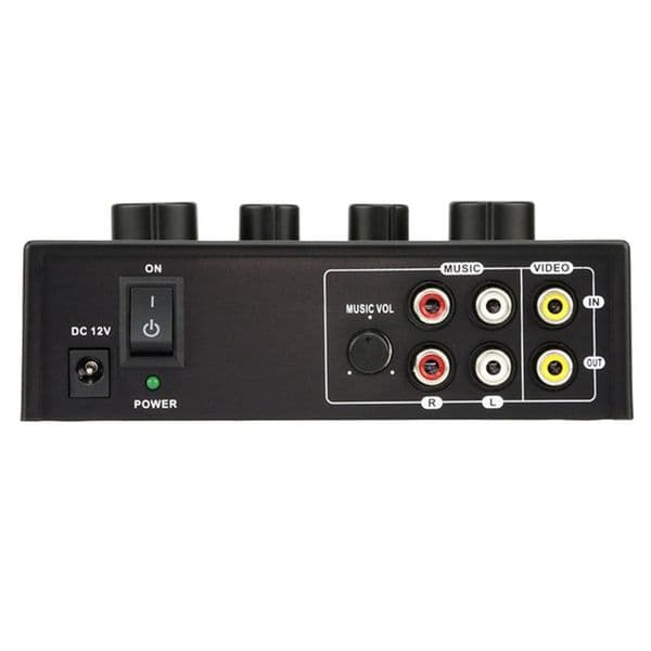 Mixer Home Mini Reverberator Karaoke Pre-Amplifier Microphone Amplifier-US Plug