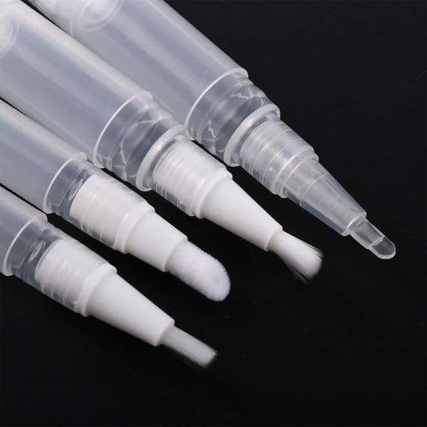 Oil Applicator Makeup Tool Rotating Repacking Vacuum Pen Travel Cosmetic Container Transparent Twist Pen Empty Nail Oil Pen