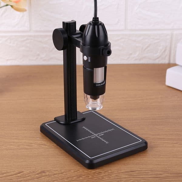 1600X Professional USB Digital Microscope with Lift Stand Portable 8LED 2MP Electric Microscopes Zoom Magnifier Endoscope Camera