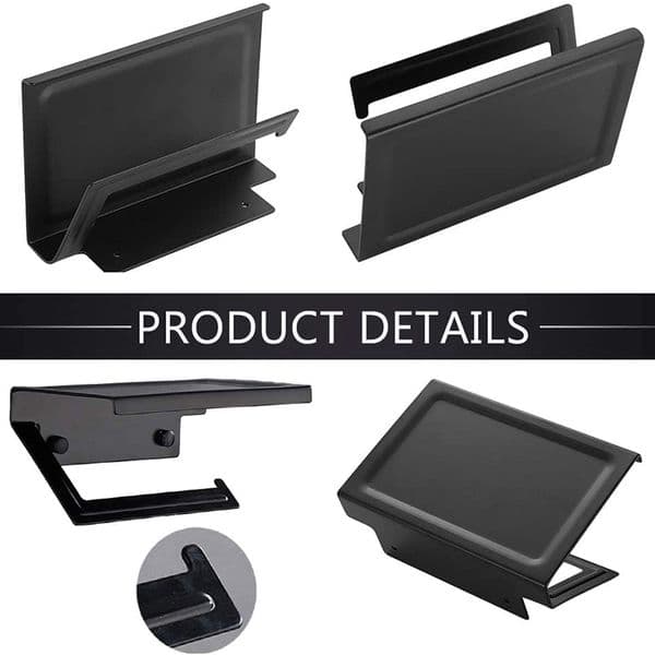 New Toilet Paper Holders,Wall Roll Paper Holders With Storage Shelf,Both Adhesive And Drilling Toilet Paper Tissue Stand