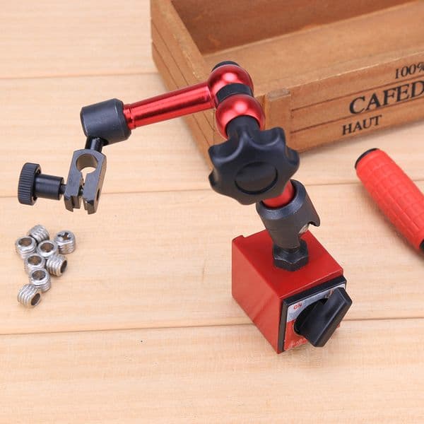 Universal Flexible Magnetic Metal Base+Waterproof Lever Indicator Test