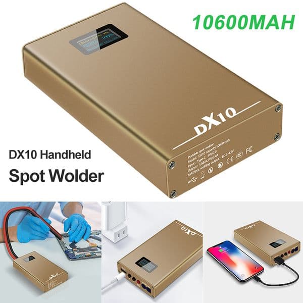 5300/10600mah Battery Spot Welding Machine OLED Screen Spot Welder Machine 101 Gears Adjustable DIY 18650 Battery Pack