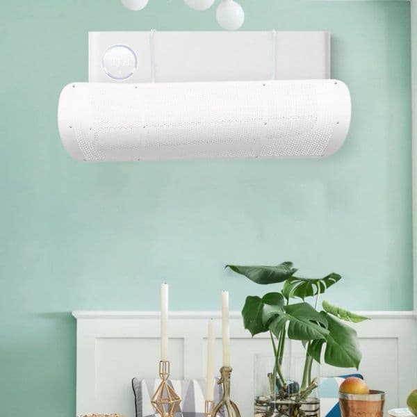 Air Conditioner Wind Deflector Adjustable Universal Air Conditioning Windshield Cooled Baffle Prevent Direct Blowing 90x27cm