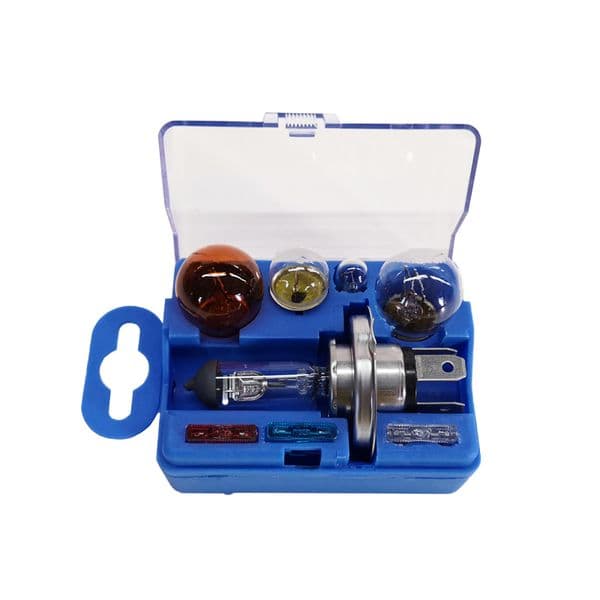 30x Car Spare Bulb Kit including H4 H7 H1 Bulbs Fuses Lamp PY21W S25 60/55W 1157 P21 S25 ATC W5W BAY15D Box Travel Emergency Kit