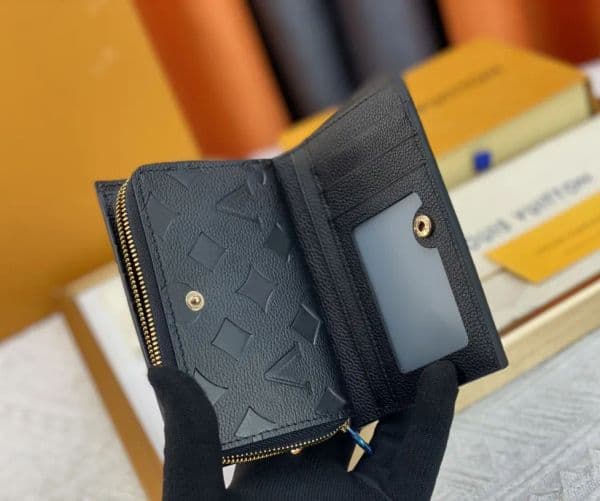 10A Brown flower rosalie victorine wallet Women coin purse card holder keychain Man Designer purses Key CardHolder small wallets travel Clutch Bags