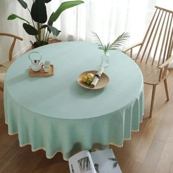 2026 New Desechable Fiesta Nappe Lin Rectangulaire Mantel Antimanchas Impermeable Tela Free Shipping