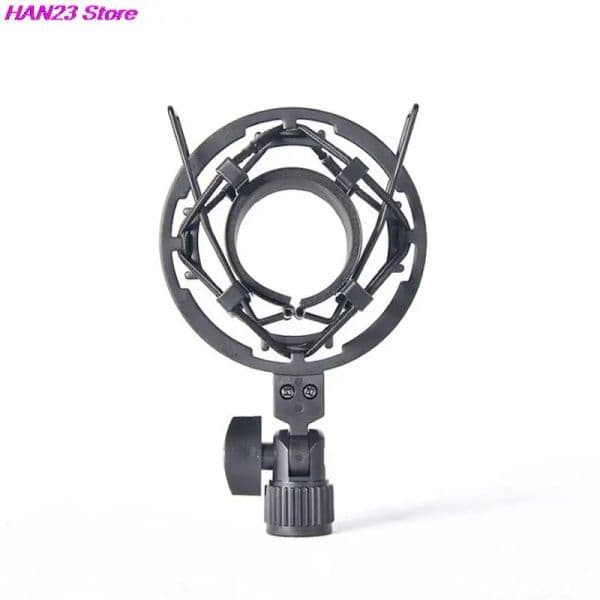 Professional Metal Microphone Shock Mount Locking Knob Reduce Noise Broadcast Clip Studio Recording Mic Holder Spider Condenser