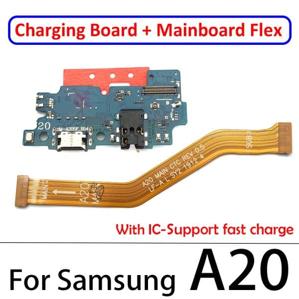 New USB Charging Charger Main Motherboard Flex Cable For Samsung A10 A20 A30 A40 A50 A70 A10S A20S Dock Connector Board