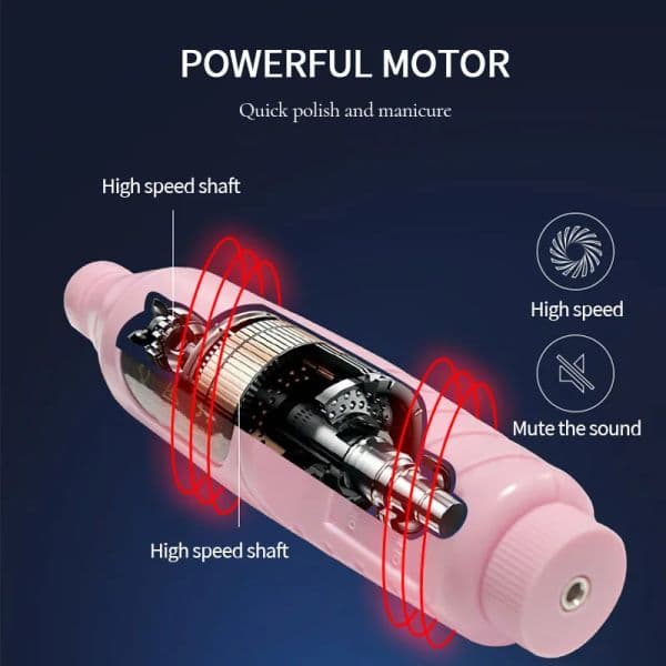 USB Nail Drill Manicure Set Electric Nail Sander Gel Polish Remover Tools Milling Cutter For Manicure Nails Accessories