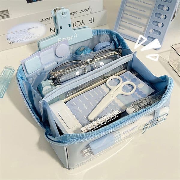 Pencil Case Large Capacity Pen Case Estuches Escolares Kalemlik Astuccio Kawaii Productos Japanese Stationery Trousse 2025 new Cute Bags