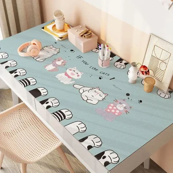 Leather Cushion Desktop Cloth Mantel Antimanchas Impermeable Nappe De Table Rectangulaire GLIX01 123