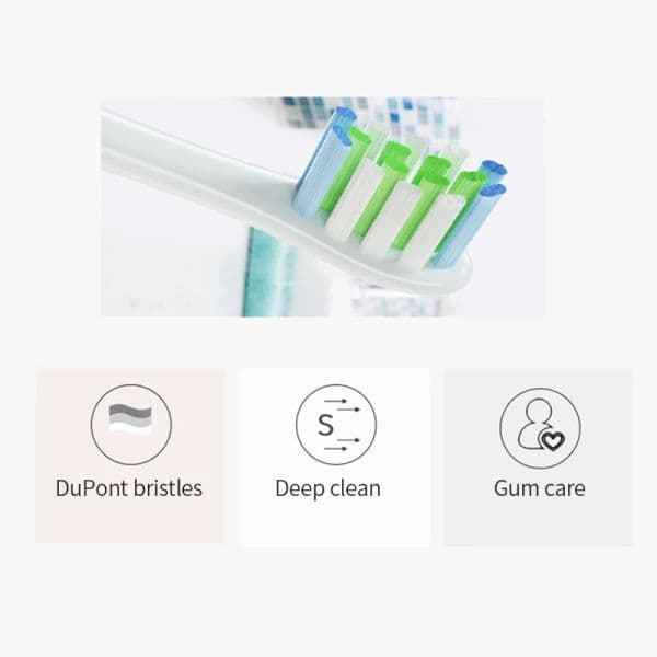 Toothbrush Brush Heads Replacement for Oclean X/ X PRO/ Z1/ F1/ One/ Air 2 /SE Sonic Electric Toothbrush Nozzles DuPont Bristle
