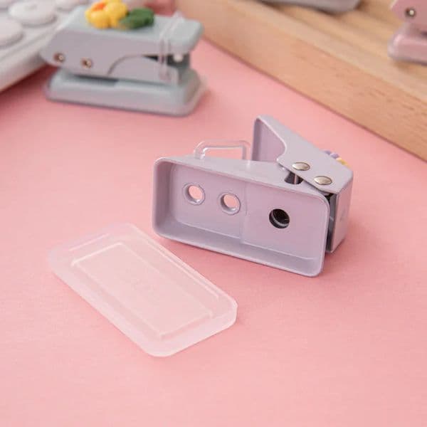 6mm Round Hole Paper Puncher Kawaii Single Hole Puncher Photo Album Circle Cutter DIY Punching Machine Office Binding Supplies