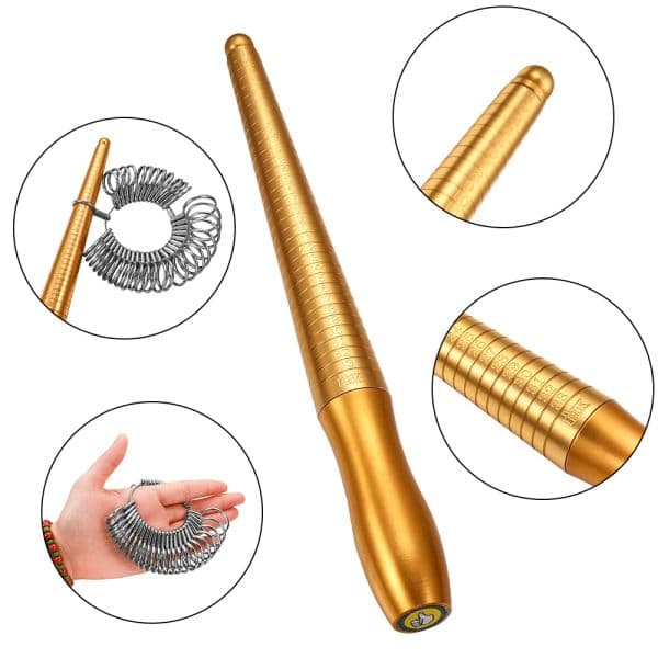 Professional Stick Ring Sizer Ring Stick Enlarger Mandrel Gauge 2025 Set Finger Sizes Measuring Jewelry new Sizing Tools Equipment