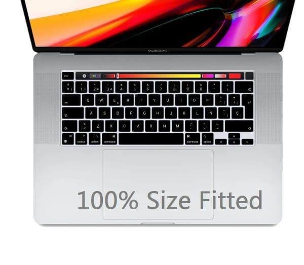 Spanish for book Air 2022 Pro 14 16 M2 M1 2021 A2681 A2779 A2780 EU US Spanish Keyboard Cover 2025 Air Pro Retina 13 15 new TPU Skin