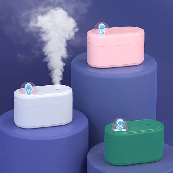 New Household USB Rechargeable Humidifier Mini Astronaut Cute Desktop Air Atomiser Bedroom Office Desktop Spray Humidifier