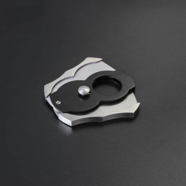 Double Blades Cigar Cutter Puncher Knife Cigar Scissors Knife Cutter Cigar Puncher Guillotine Smoking Cigar Cutting Cutter Tool