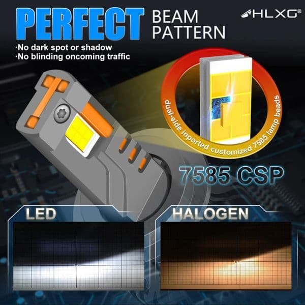 Triple Copper 150000LUX H7 H4 LED Canbus Car Headlight new H9 H8 H11 HB3 9005 9006 9012 HIR2 2025 LED Auto Headlamp Fog Light Bulbs