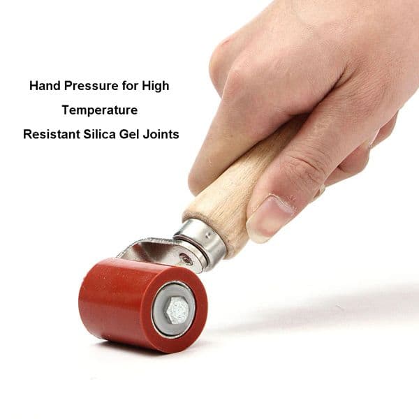 40mm Silicone Hand Roller Welding Roller High Temperature new Resistant 2025 Seam Hand Pressure Roller Roofing PVC Welding Tools