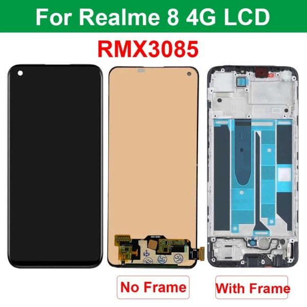 LCD For 2025 OPPO Realme 8 5G RMX3241 Display Touch new Screen For Realme 8 4G / 8 Pro RMX3085 RMX3081 Digitizer Assembly Replace