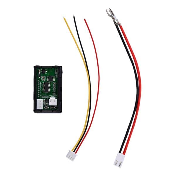 DC 100V 200V 10A 50A 100A 0.28" Digital Voltmeter Ammeter 4 Bit 5 Wires Voltage Current Meter Tester Blue Red Dual LED Display