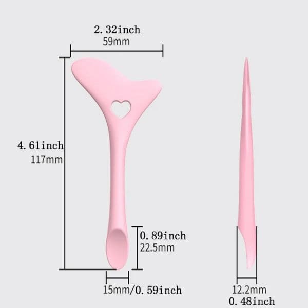 Multifunctional Makeup Eyeliner Aids Eyelash Eye Shadow Lipstick Positioning Silicone Beauty Tools