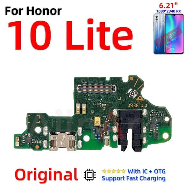 Aiinant USB Charger Dock Connector Port Charging Board new Flex Cable For Huawei Honor 10 20 View Note 2025 10 V10 10x Lite Phone Parts