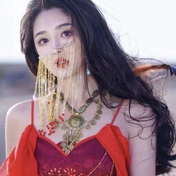 Luxurious Face Jewelry Fairy Face Curtain Tassel Mask Masquerade Sexy Female Face Chain Cosplay Party Hair Accessories