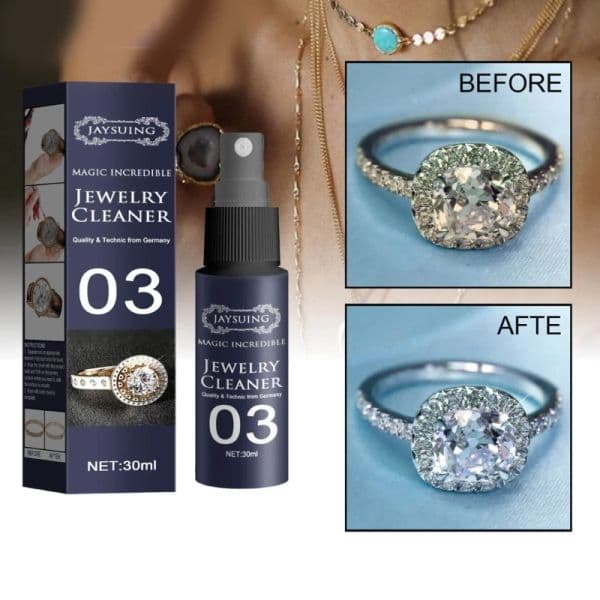 30ml Concentrate Jewelry Cleaner Anti-Tarnish Quick Professional Jewellery Cleaning for Watch Diamonds Silver Gold Jewelry Tools